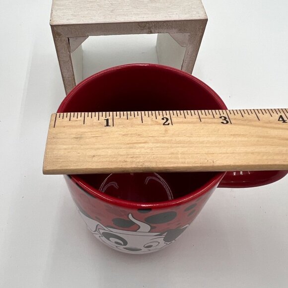 Walt Disney 101 Dalmatians Coffee Mug Cup Red - Picture 7 of 8